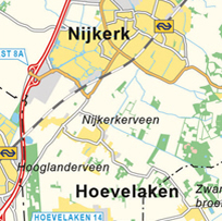 This map covers an area between the Netherlands, Germany and Belgium. Highlighting an area in which this company is active. The map style is made solely for this client. Additional information is added on the sides of the map.