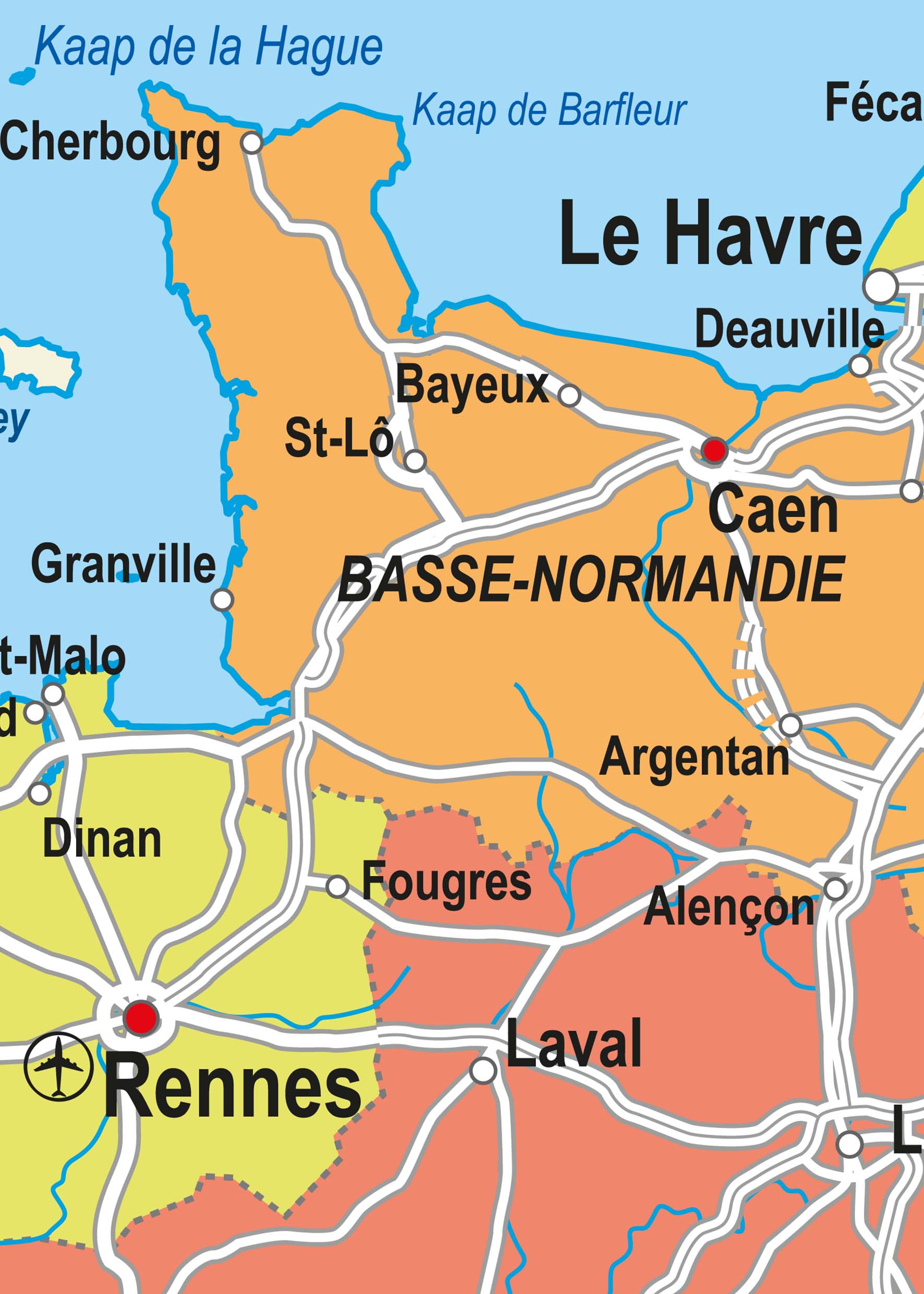 Digital 2-digit postcode map France 813 | The World of Maps.com