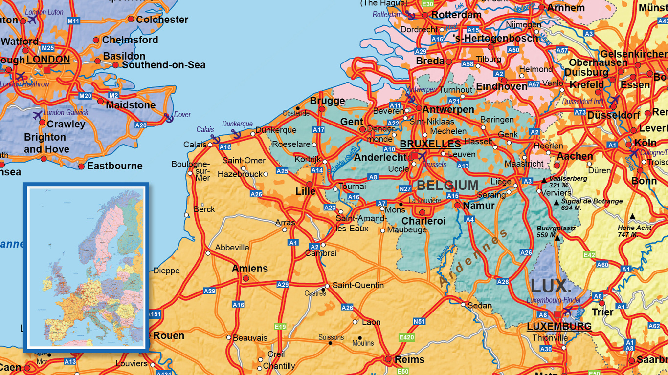 Road maps | The World of Maps.com