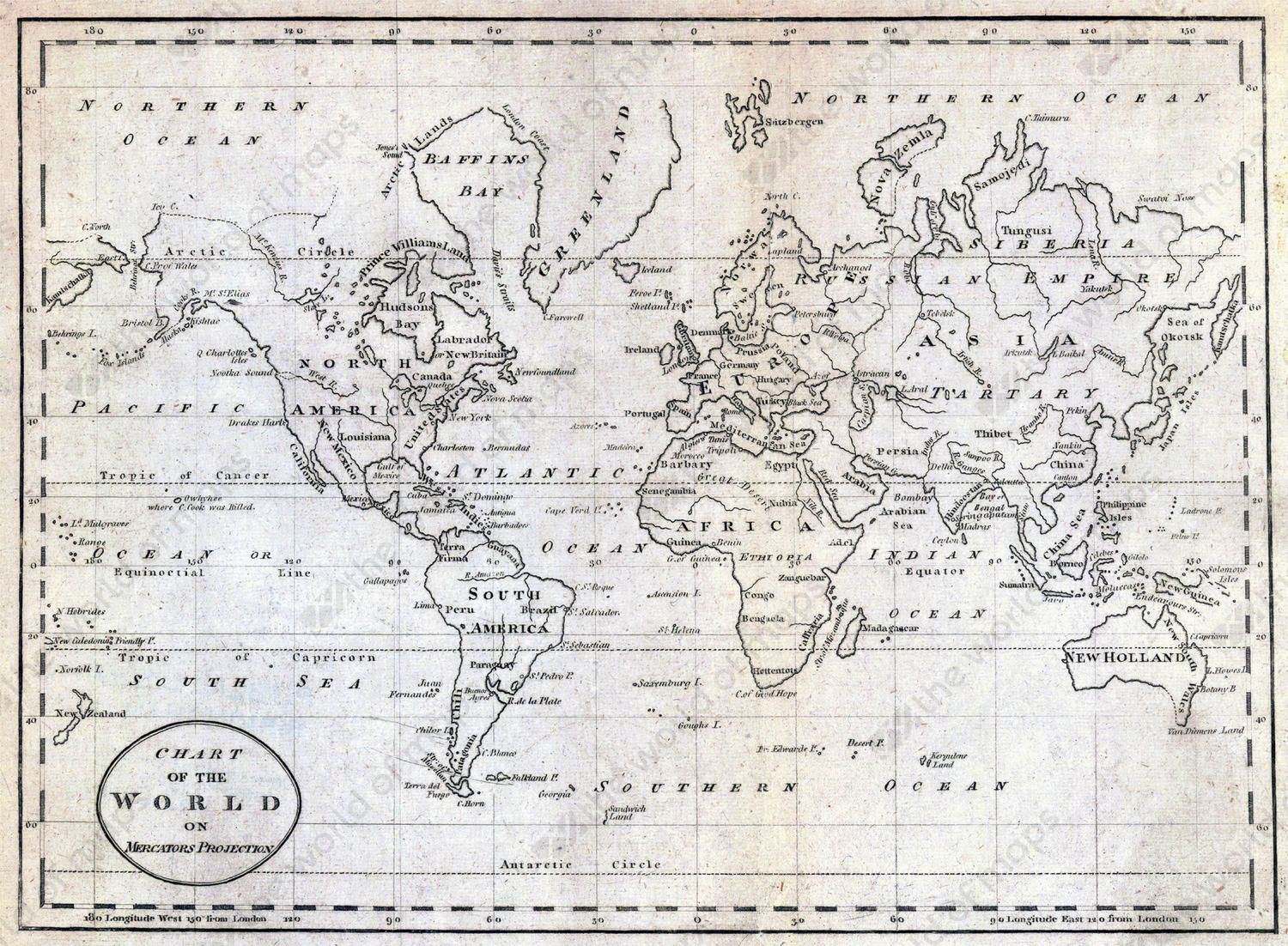 Digital World Map Charles William Bazley