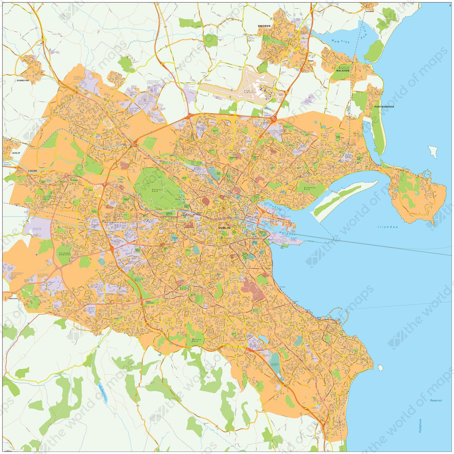 Digitale kaart Dublin 474