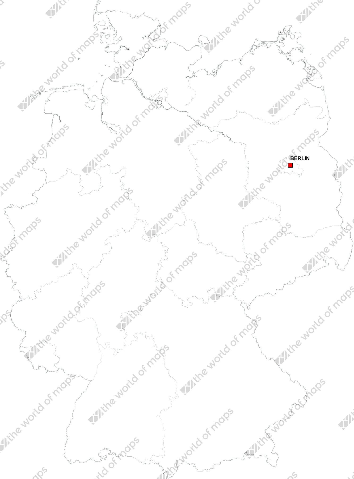 Digital map of Germany (free) Digital map of Germany (free)