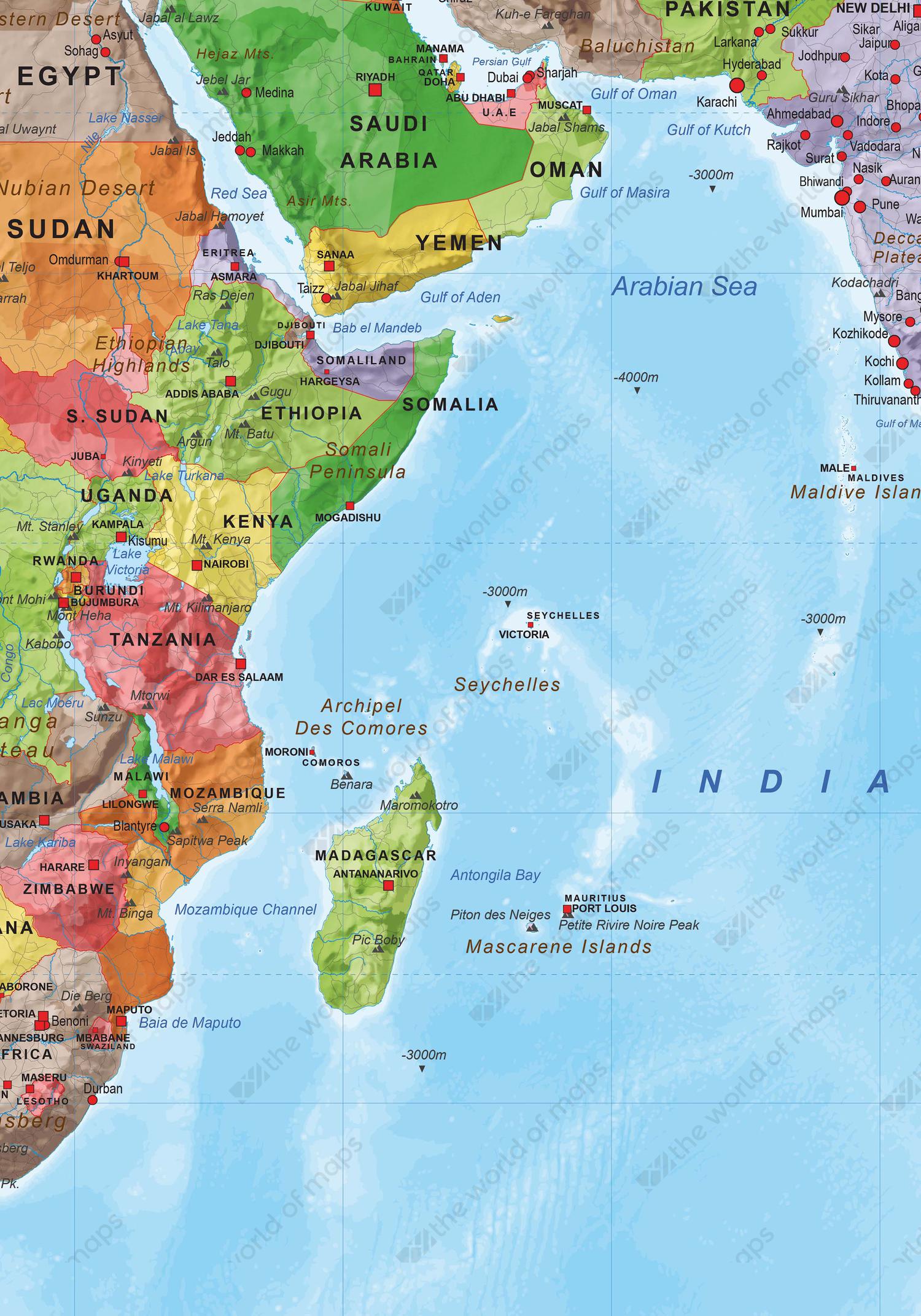 digital map of the world medium 1496 the world of maps com worid maps