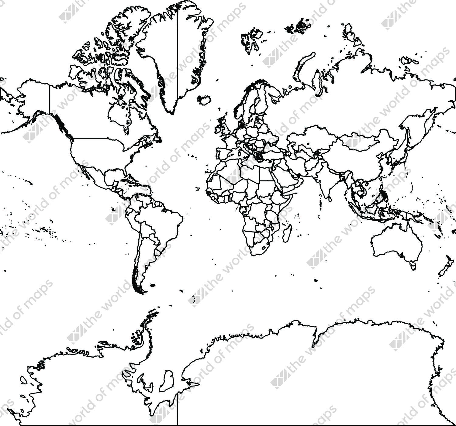 Free Maps of the World