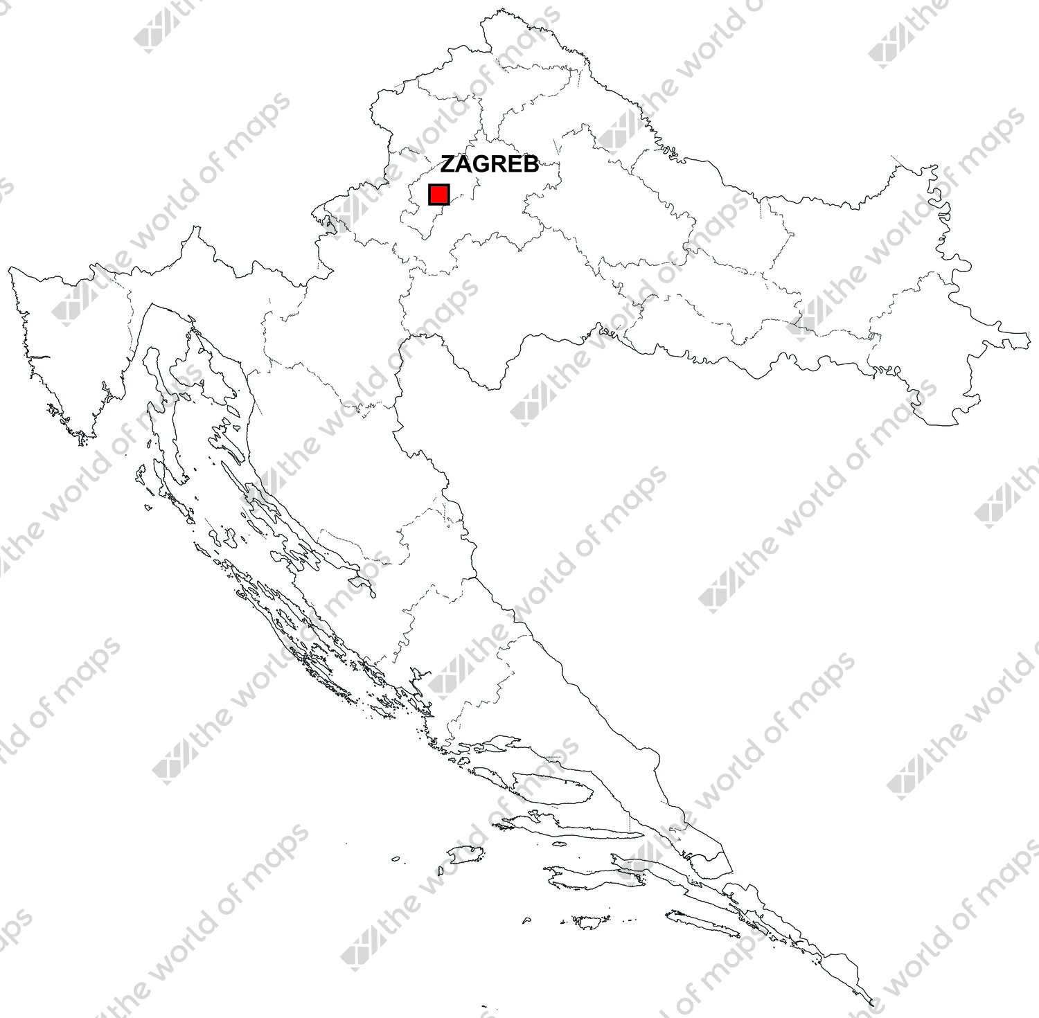 Digital map Croatia (free) 