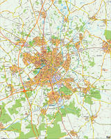 Digital map Münster