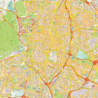 Digitale stadsplattegrond Madrid 773