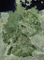 Digital Satellite Map Germany