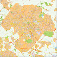 Digitale kaart Leeds 479