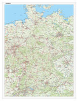 Digital map Germany 
