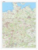 Digital map Germany 