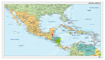 Digitale Midden-Amerika staatkundig 1304