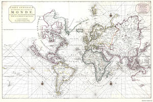 Digital World Map Year 1703 Pierre Mortir 1344