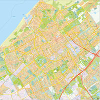 Digital map Den Haag