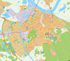 Digital map Nijmegen