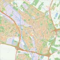 Digital map Utrecht