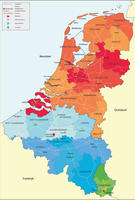 Digital basic Benelux map