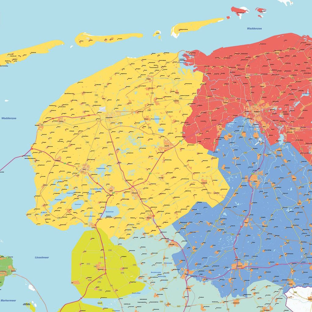 Nederland kaarten