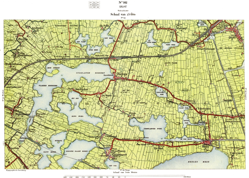Bonnebladen 1:25.000 Anno 1900